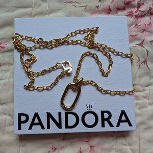 Pandora 14k Gold Openable Large Link Chain Necklace